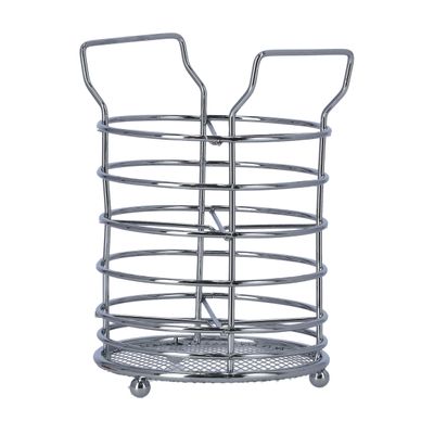 Royalford Kitchen Utensil Holder, Steel Cutlery Utensil Holder, RF5009 | Comfortable Grip Legs | Ideal to Hold Utensils like Chopsticks Spoons, Knife, Fork & More
