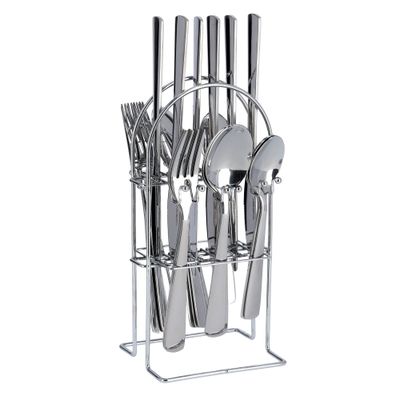 Royalford RF8894 Deluxe London Cutlery Set | 24-Piece set | 15 Year Guarantee | Stainless Steel | Dinner Cutlery Utensil Set