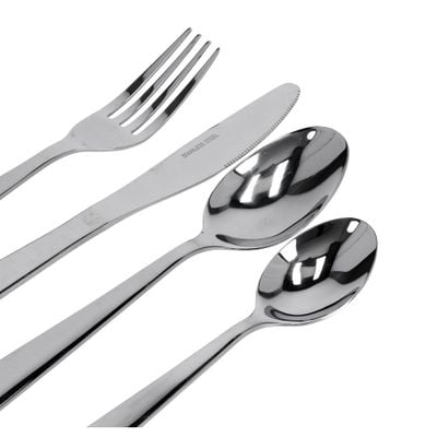 Royalford RF8894 Deluxe London Cutlery Set | 24-Piece set | 15 Year Guarantee | Stainless Steel | Dinner Cutlery Utensil Set