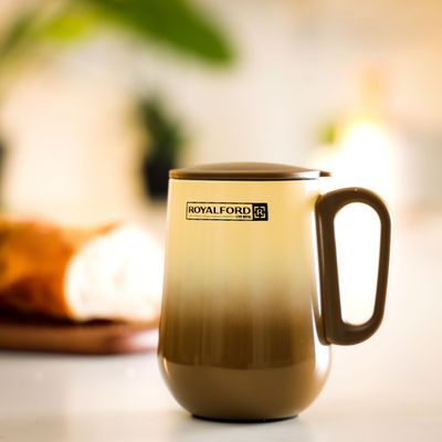 Coffee Mug, Double Wall Stainless Steel Mug, RF10183 | 270ml/9oz Jug | SS 304 Inner Pot | Compact Lid for Travel | Portable & Leak-Resistant | Preserves Flavour & Freshness