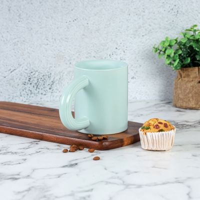 Royalford 535 ml (18 oz) New Bone Mug- RF12299/ Perfect for Hot and Cold Drinks/ Food-Grade, Non-Toxic and Safe to Use/ Stylish, Durable and Long-Lasting Design, Dad Printed, Suitable for Gifting Mothers, Dad-to-Be, etc./ Blue