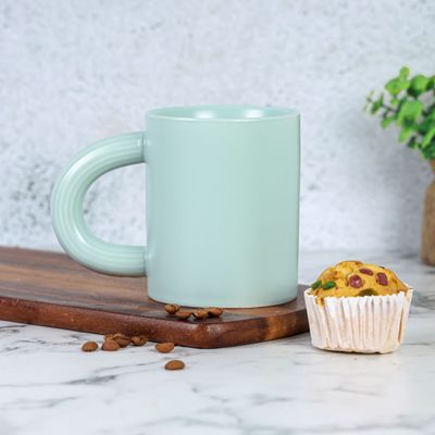 Royalford 535 ml (18 oz) New Bone Mug- RF12299/ Perfect for Hot and Cold Drinks/ Food-Grade, Non-Toxic and Safe to Use/ Stylish, Durable and Long-Lasting Design, Dad Printed, Suitable for Gifting Mothers, Dad-to-Be, etc./ Blue