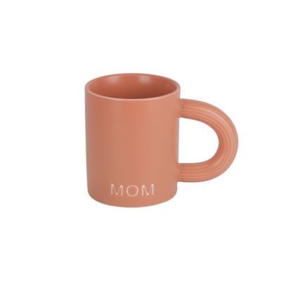 Royalford 535 ml (18 oz) New Bone Mug- RF12300/ Perfect for Hot and Cold Drinks/ Food-Grade, Non-Toxic and Safe to Use/ Stylish, Durable and Long-Lasting Design, Mom Printed, Suitable for Gifting Mothers, Mom-to-Be, etc./ Red