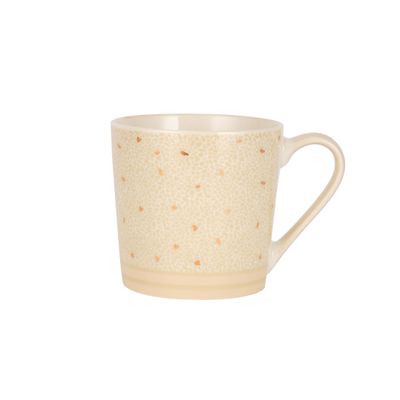 Royalford 414 ml (14 oz) New Bone Mug- RF12287/ Perfect for Hot and Cold Drinks/ Food-Grade, Non-Toxic and Safe to Use/ Stylish, Durable and Long-Lasting Design, Modern Print, Suitable for Gifting/ White