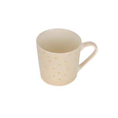 Royalford 414 ml (14 oz) New Bone Mug- RF12287/ Perfect for Hot and Cold Drinks/ Food-Grade, Non-Toxic and Safe to Use/ Stylish, Durable and Long-Lasting Design, Modern Print, Suitable for Gifting/ White