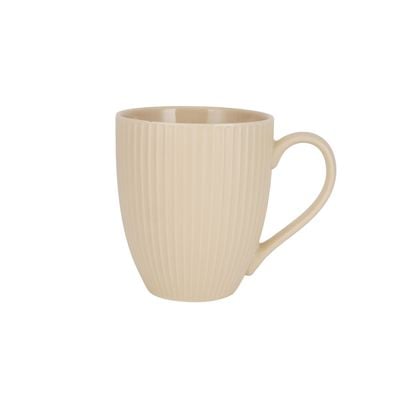 Royalford 414 ml (14 oz) New Bone Mug- RF12286/ Perfect for Hot and Cold Drinks/ Food-Grade, Non-Toxic and Safe to Use/ Stylish, Durable and Long-Lasting Design, Embossed, Modern Print, Suitable for Gifting/ White