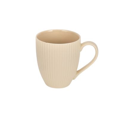 Royalford 414 ml (14 oz) New Bone Mug- RF12286/ Perfect for Hot and Cold Drinks/ Food-Grade, Non-Toxic and Safe to Use/ Stylish, Durable and Long-Lasting Design, Embossed, Modern Print, Suitable for Gifting/ White