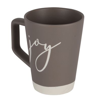 Royalford 435 ml (14.7 oz) New Bone Mug- RF12293/ Perfect for Hot and Cold Drinks/ Food-Grade, Non-Toxic and Safe to Use/ Stylish, Durable and Long-Lasting Design, Quote Printed, Suitable for Gifting/ Grey