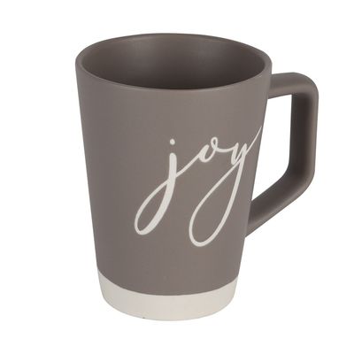 Royalford 435 ml (14.7 oz) New Bone Mug- RF12293/ Perfect for Hot and Cold Drinks/ Food-Grade, Non-Toxic and Safe to Use/ Stylish, Durable and Long-Lasting Design, Quote Printed, Suitable for Gifting/ Grey