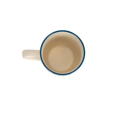 Royalford 385 ml (13 oz) New Bone Mug- RF12283/ Perfect for Hot and Cold Drinks/ Food-Grade, Non-Toxic and Safe to Use/ Stylish, Durable and Long-Lasting Design, Suitable for Gifting/ White and Red