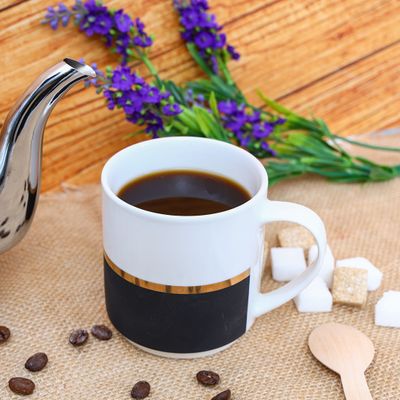 Royalford 355 ml New Bone China Coffee & Tea Mug | RF9369 | Large Coffee & Tea Mug, Traditional Extra Large Tea Mug, Thick Wall Small Portable Mug |Comfortable Handle | Ideal for Hot & Cold Drinks