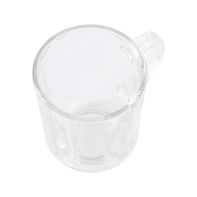 3Pcs Glass Mug Set with Handle, 235ml, Lead-Free, RF10290 | Premium Quality Glassware | Elegant & Highly Durable| Perfect for Latte, Cappuccino, Hot Chocolate, Tea & Juice