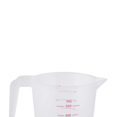 Royalford RF5469 500 ML Measuring Jug - BPA Free Measuring Cup - Measure Liquid, Oil and Baking Items for Kitchen & Restaurant Purpose - Microwave, Freezer & Dishwasher Safe - Cook with Accuracy