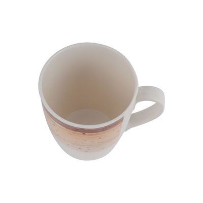 Royalford 400 ml Melamineware Mug- RF12381/ Perfect for Hot and Cold Drinks/ Food-Grade, Non-Toxic and Safe to Use/ Stylish, Durable and Long-Lasting Design, Dishwasher-Safe, Perfect for Gifting/ Brown