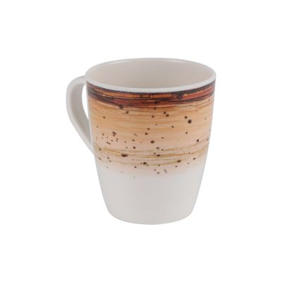 Royalford 400 ml Melamineware Mug- RF12381/ Perfect for Hot and Cold Drinks/ Food-Grade, Non-Toxic and Safe to Use/ Stylish, Durable and Long-Lasting Design, Dishwasher-Safe, Perfect for Gifting/ Brown