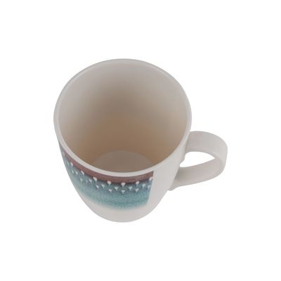 Royalford 400 ml Melamineware Mug- RF12386/ Perfect for Hot and Cold Drinks/ Food-Grade, Non-Toxic and Safe to Use/ Stylish, Durable and Long-Lasting Design, Dishwasher-Safe, Perfect for Gifting/ Blue and White