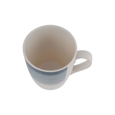 Royalford 400 ML Melamineware Mug- RF12376/ Perfect for Hot and Cold Drinks/ Food-Grade, Non-Toxic and Safe to Use/ Stylish, Durable and Long-Lasting Design, Dishwasher-Safe, Perfect for Gifting/ Blue and White