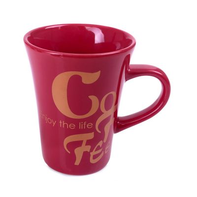 Royalford RF2964 325ml Porcelain Coffee Mug - Large Coffee & Tea Mug, Comfortable High Grip Handle with Broad Mouth, Thick Wall Small Portable Mug | Ideal for Tea Coffee Cappuccino Latte & More