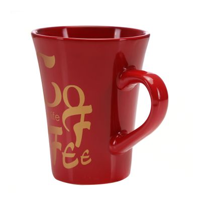 Royalford RF2964 325ml Porcelain Coffee Mug - Large Coffee & Tea Mug, Comfortable High Grip Handle with Broad Mouth, Thick Wall Small Portable Mug | Ideal for Tea Coffee Cappuccino Latte & More