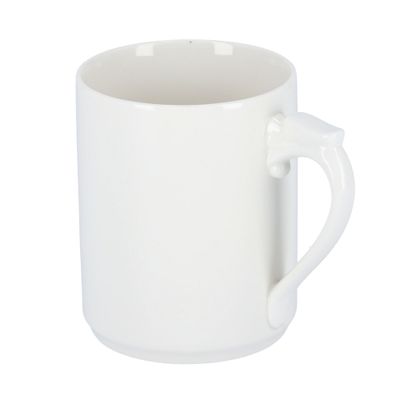 Royalford RF6690 14Oz Bone Wave Coffee Mug - Large Coffee & Tea Mug, Traditional Extra Large Tea Mug, Thick Wall Small Portable Mug | Curved Loop Handle | Ideal for Hot & Cold Drinks