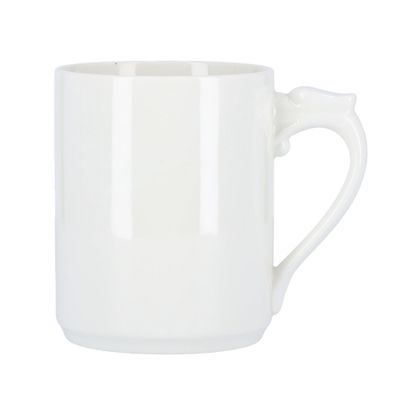 Royalford RF6690 14Oz Bone Wave Coffee Mug - Large Coffee & Tea Mug, Traditional Extra Large Tea Mug, Thick Wall Small Portable Mug | Curved Loop Handle | Ideal for Hot & Cold Drinks