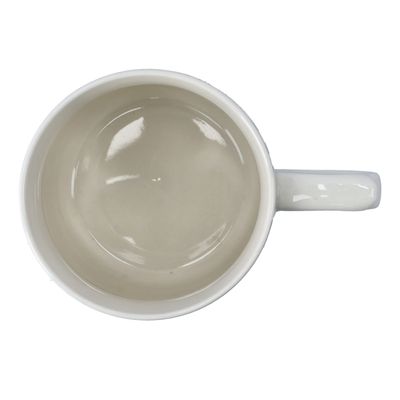 Royalford 11Oz Bone Wave Coffee Mug - Large Coffee & Tea Mug, Traditional Extra Large Tea Mug, Thick Wall Small Portable Mug | Curved Loop Handle | Ideal for Hot & Cold Drinks