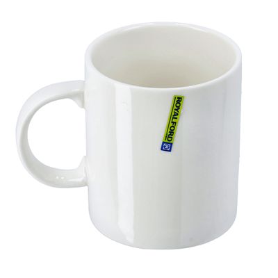 Royalford 280ml Magnesia Porcelain Mug - Large Coffee & Tea Mug, Traditional Extra Large Tea Mug, Thick Wall Small Portable Mug | Dishwasher & Microwave Safe | Ideal for Hot & Cold Drinks