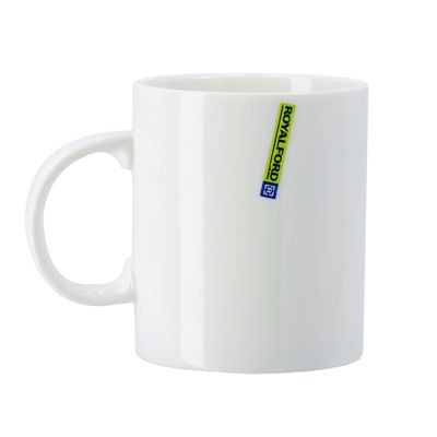 Royalford 280ml Magnesia Porcelain Mug - Large Coffee & Tea Mug, Traditional Extra Large Tea Mug, Thick Wall Small Portable Mug | Dishwasher & Microwave Safe | Ideal for Hot & Cold Drinks