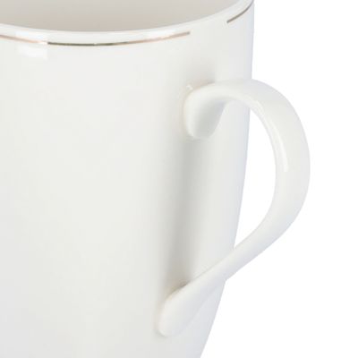 Royalford RF6686 14Oz Bone Wave Square Coffee Mug - Large Coffee & Tea Mug, Traditional Extra Large Tea Mug, Thick Wall Small Portable Mug |Comfortable Handle | Ideal for Hot & Cold Drinks