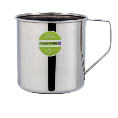 Royalford 11cm Stainless Steel Rainbow Mug with Strong Handle, RF10147 | Ideal for Coffee, Tea, Milk and Water | Premium Quality | 100% Food Grade