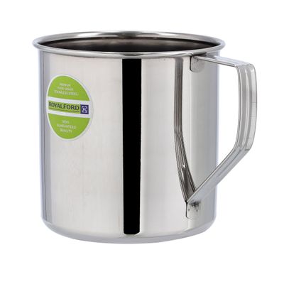 Royalford 11cm Stainless Steel Rainbow Mug with Strong Handle, RF10147 | Ideal for Coffee, Tea, Milk and Water | Premium Quality | 100% Food Grade