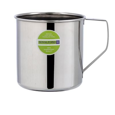 Royalford Stainless Steel Rainbow Mug with Strong Handle, 9cm, RF10145 | Ideal for Coffee, Tea, Milk and Water | Premium Quality | 100% Food Grade