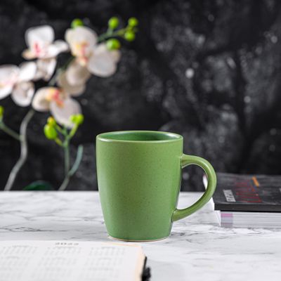 Royalford 12oz (355 ml) Stoneware Mug- RF12415/ Perfect for Hot and Cold Drinks/ Food-Grade, Non-Toxic and Safe to Use/ Stylish, Durable and Long-Lasting Design, Perfect for Gifting/ Green