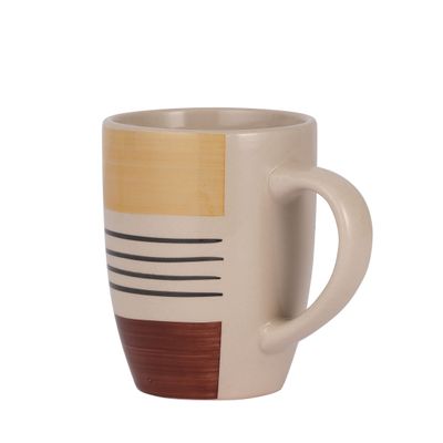 Royalford 9oz (265 ML) Stoneware Mug- RF11179| Perfect for Hot and Cold Drinks| Food-Grade, Non-Toxic and Safe to Use| Stylish, Durable and Long-Lasting Design| Premium-Quality and Perfect for Gifting| Brown