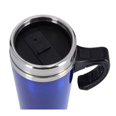 Royalford Double Wall Travel Mug, 480ml Stainless Steel Mug, RF9816 | BPA Free Mug Keep Drinks Hot/ Cold for Hours | Portable Mug for Water, Tea, Coffee & More