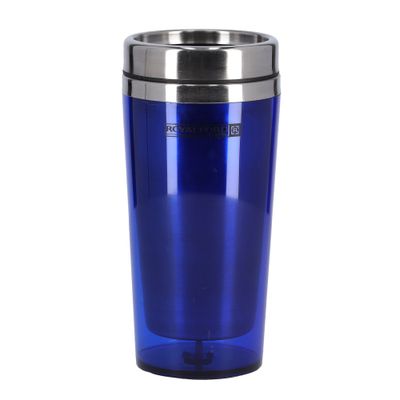 Royalford Double Wall Travel Mug, 480ml Stainless Steel Mug, RF9816 | BPA Free Mug Keep Drinks Hot/ Cold for Hours | Portable Mug for Water, Tea, Coffee & More