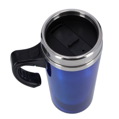 Royalford Double Wall Travel Mug, 480ml Stainless Steel Mug, RF9816 | BPA Free Mug Keep Drinks Hot/ Cold for Hours | Portable Mug for Water, Tea, Coffee & More