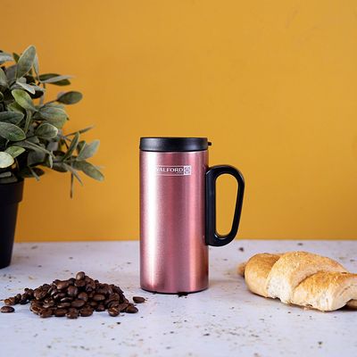 Royalford RFU9037 250ml Coffee Mug - Double Wall, Stainless Steel, Hot & Cool, Vacuum Insulation, Leak-Resistant - Preserves Flavor and Freshness