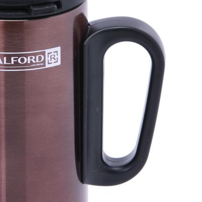 Royalford RFU9037 250ml Coffee Mug - Double Wall, Stainless Steel, Hot & Cool, Vacuum Insulation, Leak-Resistant - Preserves Flavor and Freshness