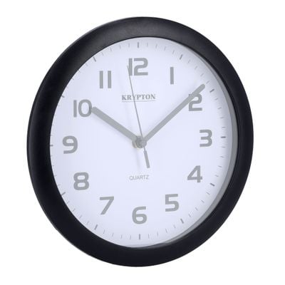 Krypton Wall Clock - Large Round Wall Clock, Modern Design| KNWC6119| Easy to Read | Round Decorative Wall Clock for Living Room, Bedroom