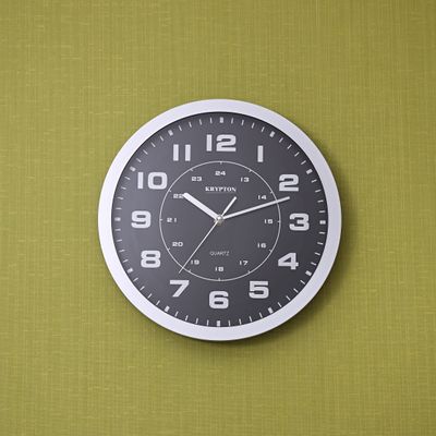 Wall Clock - Large Round Wall Clock, Modern Design| Easy to Read | Round Decorative Wall Clock for Living Room, Bedroom