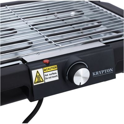 Electric BBQ Grill, Smokeless BBQ Grill, KNBG6386 | Indoor BBQ and Griddle Hot Plate with Built-In Drip Tray | Suitable for Outdoor and Indoor Barbecue