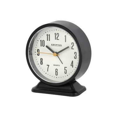 Krypton Beep Alarm Clock- KNWC6588/ Sweep Movement, Heavy Sleep Wake Up, Super Loud/ Plastic Case, Ideal for Home, Living, Kids Room, etc./ White and Black, 2 Years Warranty