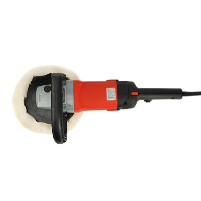 Geepas Toolz 180 MM Polisher- GCP7012-240| 1200 W and 600-3000 RPM| Perfect for Home and Business| M14 Spindle Thread, D-Shaped Handle for Comfortable Grip| Ergonomic Design and Lightweight Body| Ideal for Cars, SUVs, Boats, Tiles| Black and Red