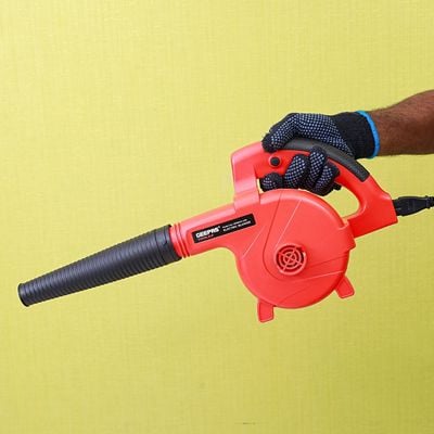 Geepas Geepas Electric Blower- GEB600-240| 16000 RPM No Load Speed, Perfect For Home And Business Use| 3.2 M3/Min Airflow, Comfortable Grip| Ergonomic Design And Lightweight Body| Ideal For Dust, Debris And Leaves | Black and Red