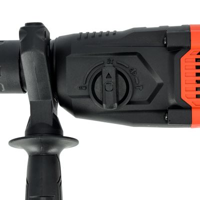 26mm Rotary Hammer, Hammer with SDS plus, GRH2610-240 | 4 Function and Adjustable Soft Grip Handle | Point and Flat Chisel | Heavy Duty Rotary Hammer Drill