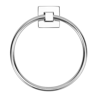 Geepas Towel Ring- GSW61098| Stainless Steel Ring, Rust-Free| Perfect for Hanging Towels, Hand Towels, Small Bags| Long-Lasting and Ready to Install| Silver, 1-Year Warranty