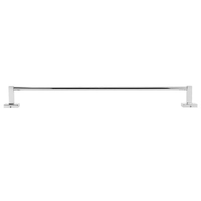 Geepas Single Towel Bar - Stainless Steel Material with 8 Kg Holding Capacity | Easy to Install | Towel Bar Rack for Bathroom Kitchen Cabinet | Toilet Accessories Wall Mount | 1 Year Warranty