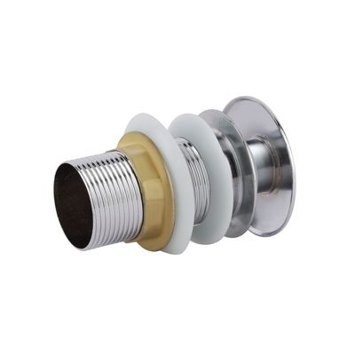 Geepas Pop Up Waste Valve- GSW61151| Zinc Pop Up Waste Valve For Sinks and Basins| Chrome Plated, Click-Clack Design| Suitable for both New Installations and Replacements| Silver, One Year Warranty 