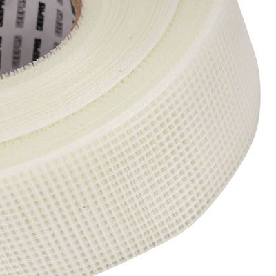 Geepas Fibre Glass Tape- GTA65095/ 70 gsm Fiber Tapes, 50 mmx90 m/ Perfect for Hiding Joints, Cracks, Holes, Etc. Permanently/ White 